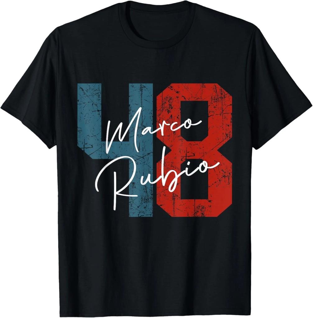 Marco Rubio 2028 President 48 US Republican Election Retro T-Shirt