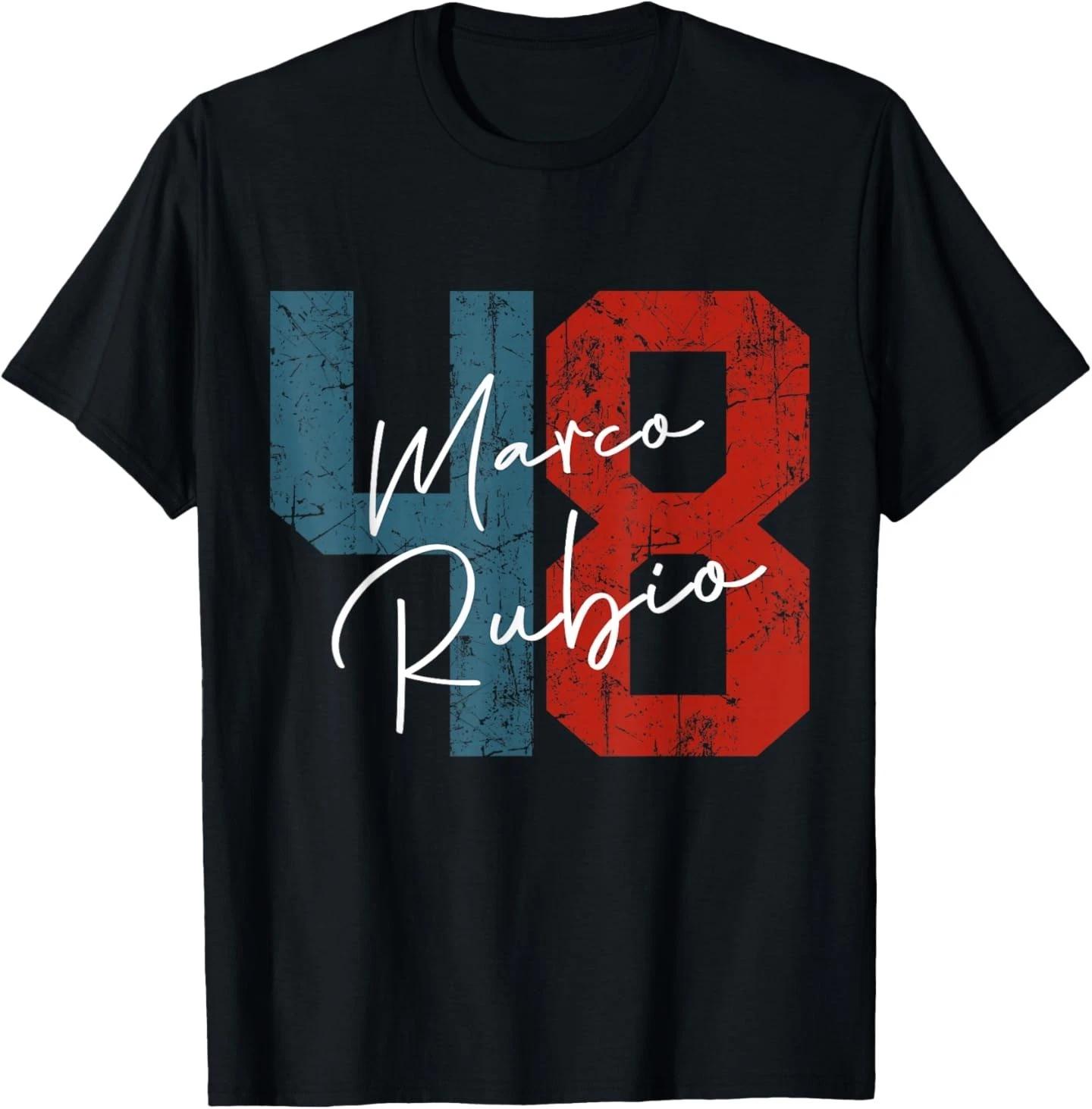 Marco Rubio 2028 President 48 US Republican Election Retro T-Shirt L