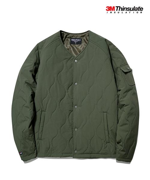 Minimalproject 3M Thinsulate Quilted Lightweight Padded Jacket Mjk106 [Khaki]