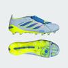 PREDATOR ELITE Fold-Over Tongue Artificial Ground Football Boots JR5900 Unisex Performance Sports Shoes Crystal Sky / Ray Blue / Team Solar Yel