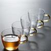 6pcs/Lot 110ml Hammer Pattern Small Glass Tea Cup Handmade Tea-sipping Cup Kungfu Teacup Beer Coffee Drink Cup Drinkware
