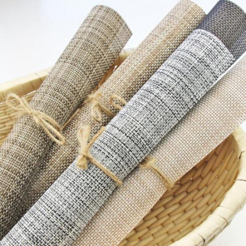 1 modern linen placemat (random color)