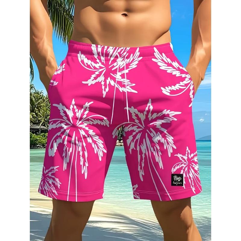 Kokospalmen 3D-gedruckte Badeshorts Palmen-Grafik Boardshorts für den Sommer Harajuku Hawaiianisch Coole Badehosen