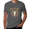 Vintage Clothes Hippie Clothes Men's T Shirts The Outlaws Southern Rock Band Hot Selling Black T-Shirt Oversized Men Clothing