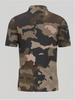 Summer Men's Camouflage Short-Sleeve Polo Shirt, Comfortable Lapel Casual Top, Outdoor Style Daily Wear