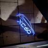 2 Stück Autotürlicht Projektor Willkommenslicht für XC90 XC60 XC40 V90 S90 V40 V60 S60 S80 Auto Zubehör XC60 Logo Leuchten
