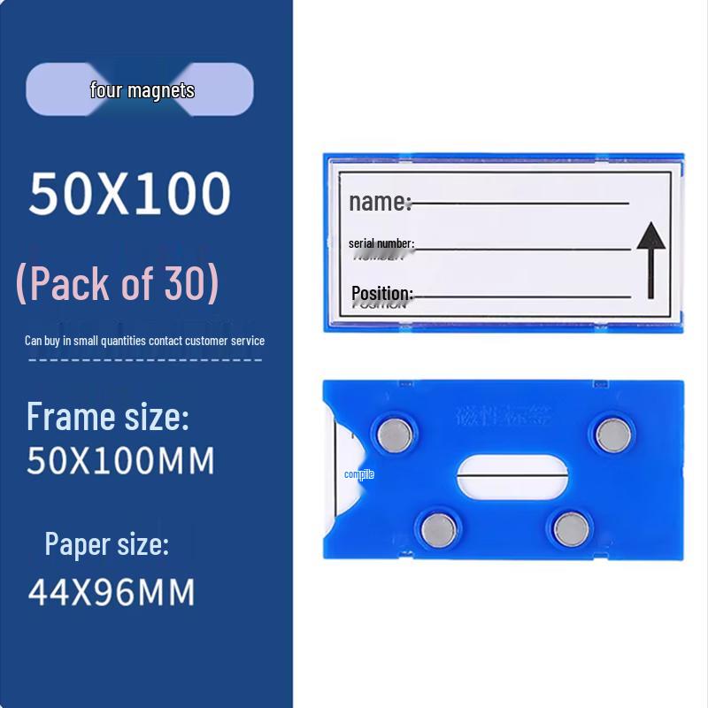 

Magnetic Warehouse Shelf Labels