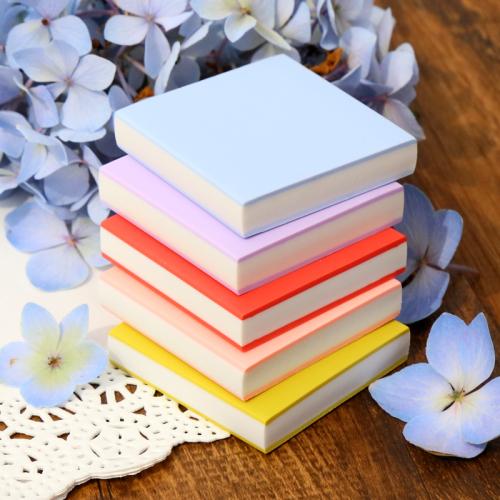 Color Cute Thickened Square Rubber Brick 3-layer Sandwich Environment-friendly Odor-free Carved Rubber Stamp Material 5x5x1cm