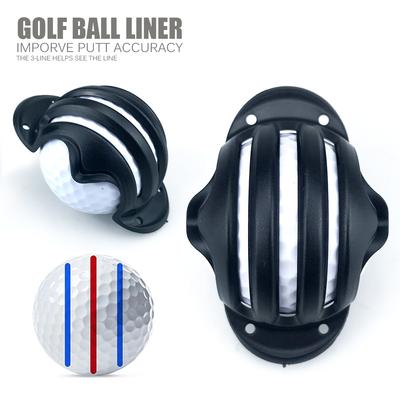 Golf Ball Liner Marker Template Triple Track Marker Pen Golf Putting Positioning Aids Outdoor Sport Tool