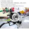 High Flow Inline Fuel Filter 100 Micron Cleanable 6AN 8AN 10AN Adapter Universal Fuel Filters5