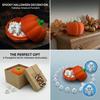 Cute Halloween Pumpkin Bucket Plastic Halloween Desktop Decor Funny Pumpkin Ghost Figurines  Home