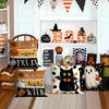 Neuer Kissenbezug Vier Stück Halloween-Thema Gruselig Horror Feiertags-Party Dekoration