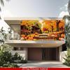 2D plane 1 piece of autumn harvest garage suitable for autumn-themed parties outdoor decorations and festival celebrations