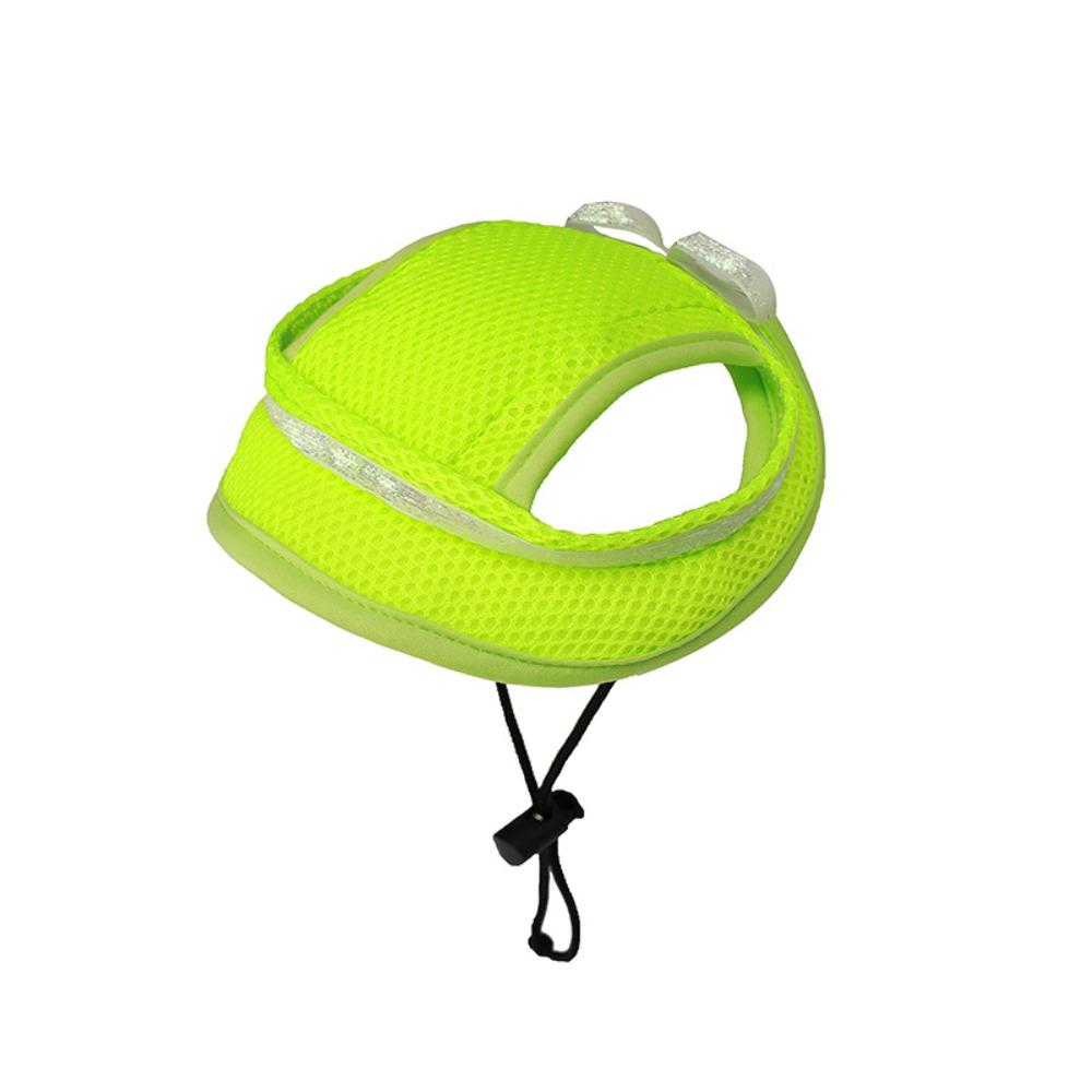with Ear Holes Puppy Sun Protection Cap Breathable Dog Visor Hat Pet Mesh Sun Hat  for Dogs Cats