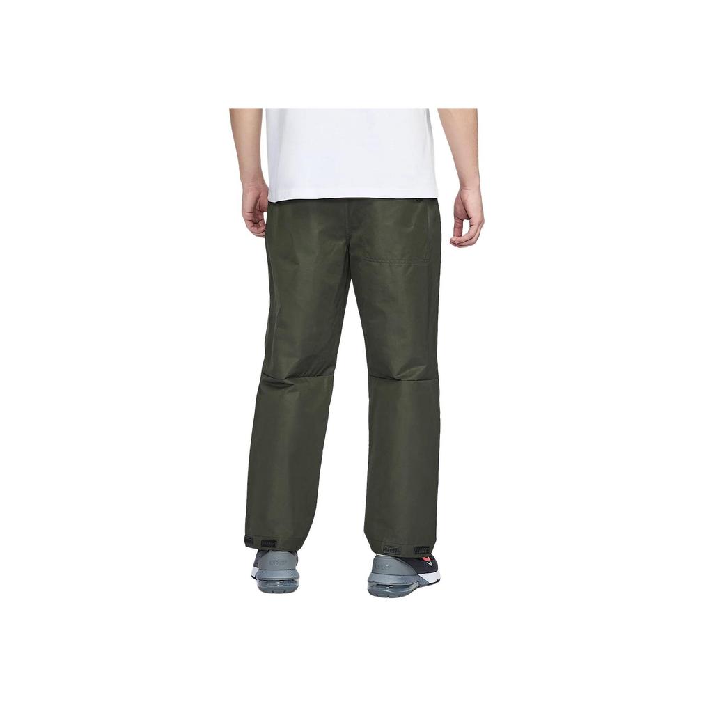 Nike Tech Fashion Soft Versatile Straight Leg Casual Pants Men Bottoms Redwood-Green Black HJ0648-355