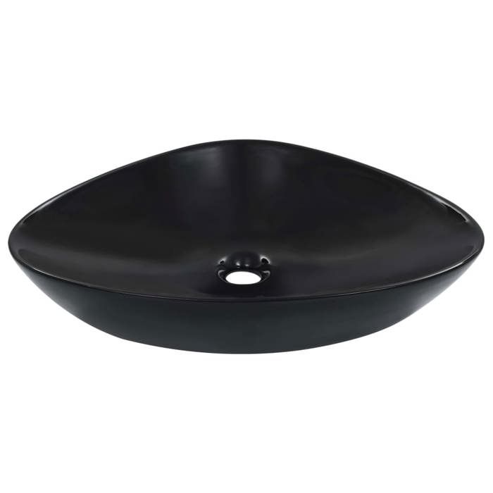 Black Ceramic Sink - VIDAXL - Triangular - 39 Cm - Interior - Countertop