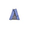 Knee Blanket Adjustable Waist Circumference Water Resistant Wind Proof Thick Warm Plush Lap Blanket for Outdoor Blue
