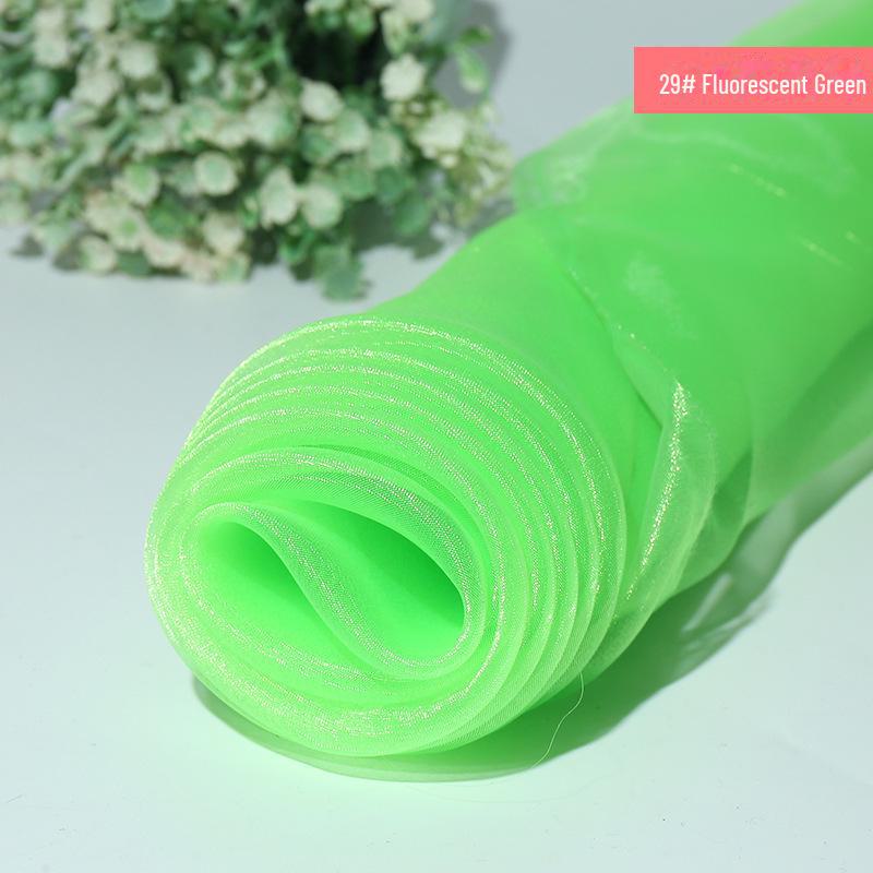 Verschlüsselter Glitzer-Organza Transparentstoff für Babykleider und Hochzeitsdekoration