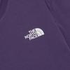 The North Face Letter Logo Printed Round Neck Short Sleeve T-Shirt Men Tops Purple NT7UQ50B