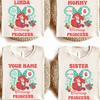Custom Sea Princess Family Birthday Shirts, Fairytale Party Tee, Magical Family Vacation Tops