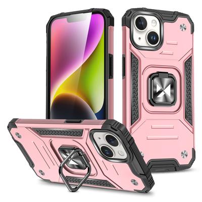 Ring Armor Rose Gold iPhone 15 Plus Finger Ring Case