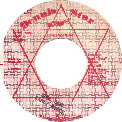 7inch Record EARLY BLACK  Bull Dog NONE Dennis Star Int 1989 Jamaica Reggae Ska  Dub Used