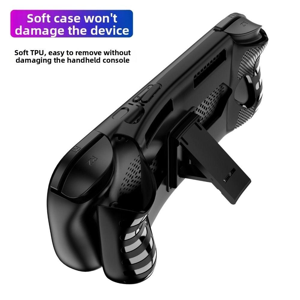 New TPU Handheld Game Console Case with Kickstand Shockproof Protective Cover Anti Slip Ergonomic Host Shell for AYN Odin 3