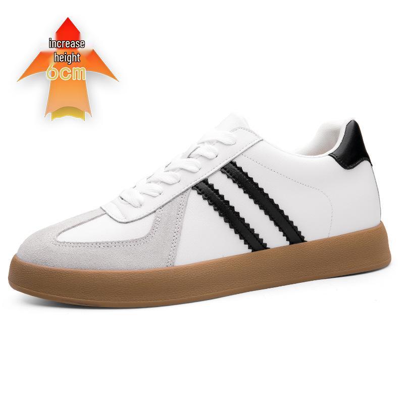 Men s 6CM Invisible Height-Boosting German Training Shoes - Fashionable Casual & Sports Footwear, 8CM Height Increase Skate Shoes. 37