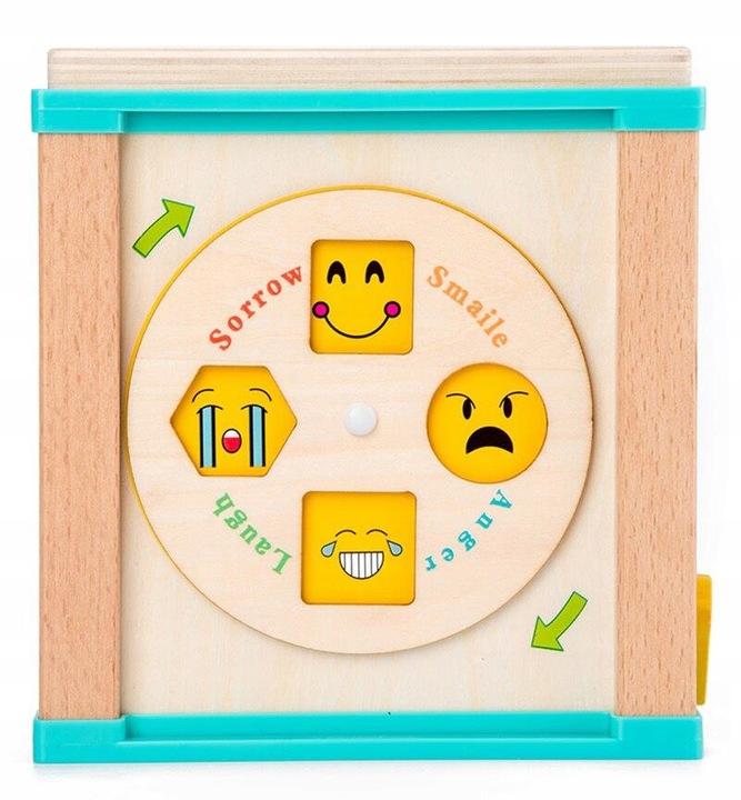 Kostra Edukacyjna Sorter Montessori Drewniany Interaktywny Z Labiryntem 5W1