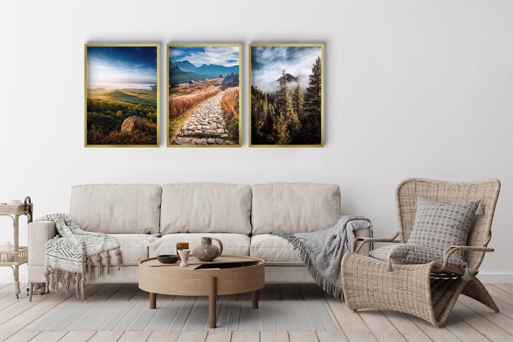 Plakaty na ścianę Obraz Góry Obrazy Widoki Pejzaż Krajobraz Plakat 50x70