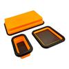 Space Saving Foldable Silicone Magnetic Tray Dish Organizer For Automotive Repair Tool And Hardware With Strong Grip