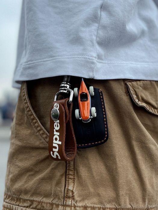 Metalmorphose Belgian Metal Keychain Vintage Racing Car