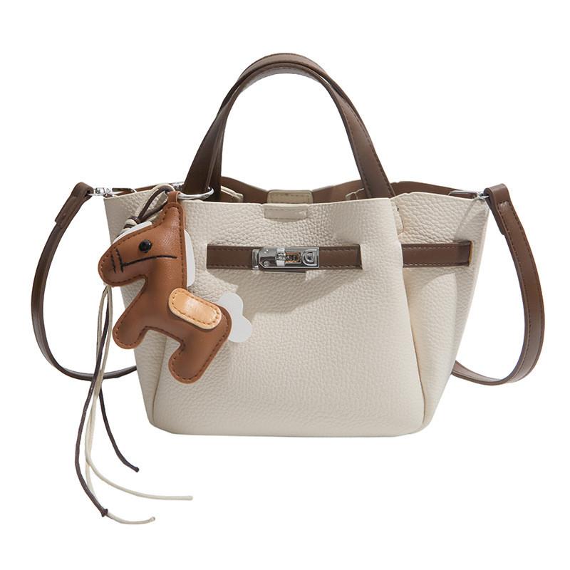 Urban Minimalist Pu Small Bucket Bag For Daily Use