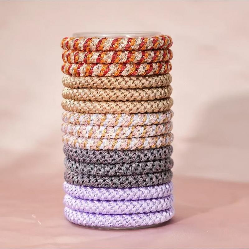 15pz Elastici per Capelli Alta Elasticità Stile Erling Haaland, Nuovi Colori Estivi Coordinati Accessori per Capelli Versatili Premium Porta Coda