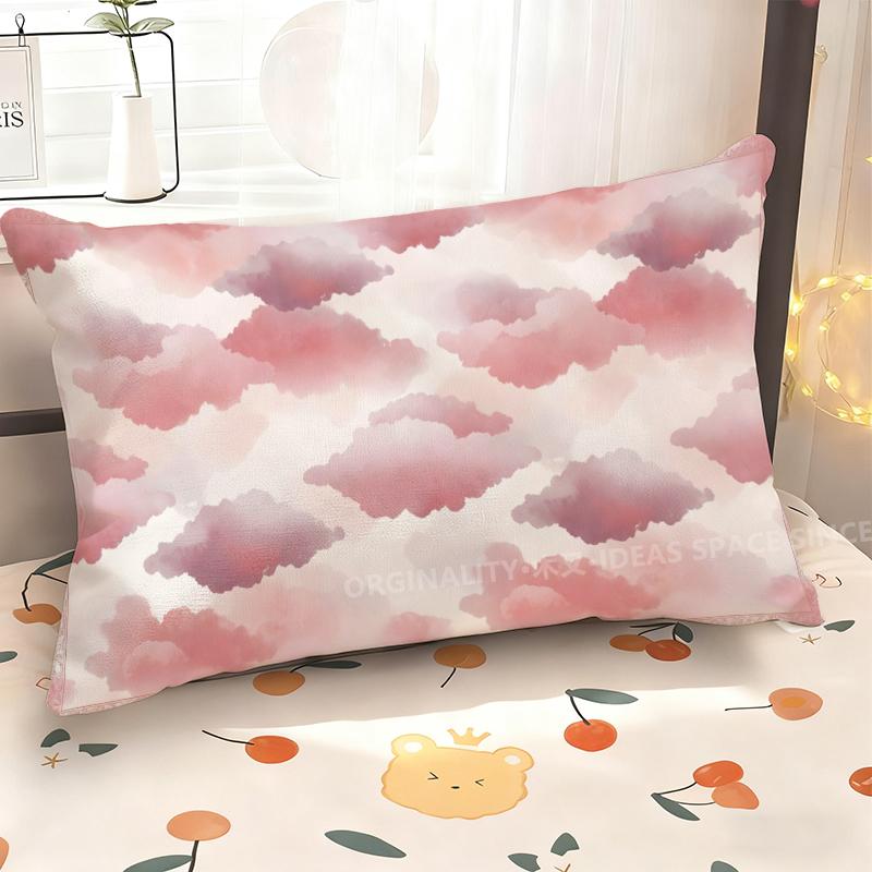 Dreamy Clouds Patterned Pillowcase Suitable For Sofa Bedroom Car Pillow Cover Cushion Rectangular Back Cushion