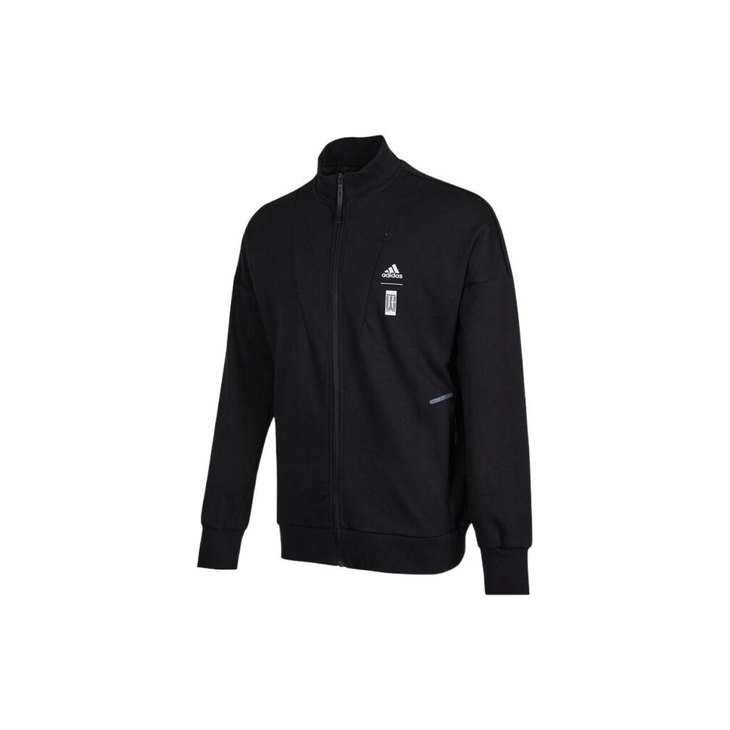 Adidas Jackets Men's Black Stand Collar Moderate Other HE5120