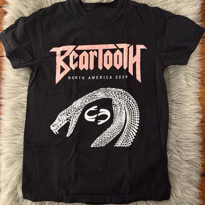 T-shirt Vintage Beartooth Tournée Nord-Américaine Noir Coton Toutes tailles S-345XL 1HRC60 T-shirt Unisexe