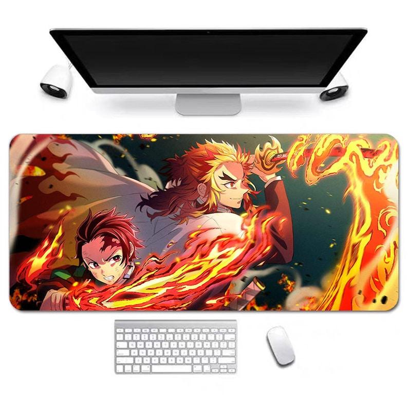 Demon Slayer Anime Mouse Pad PC Gamer gaming Accessory 40*90cm Office Carpet Large Desk Mat XXL Keyboard pad MousePad table mat