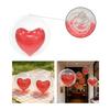 Love Heart PVC Balloons 13.38Inch Valentine's Day Heart Balloons for Anniversary Celebration Wedding Birthday Decoration