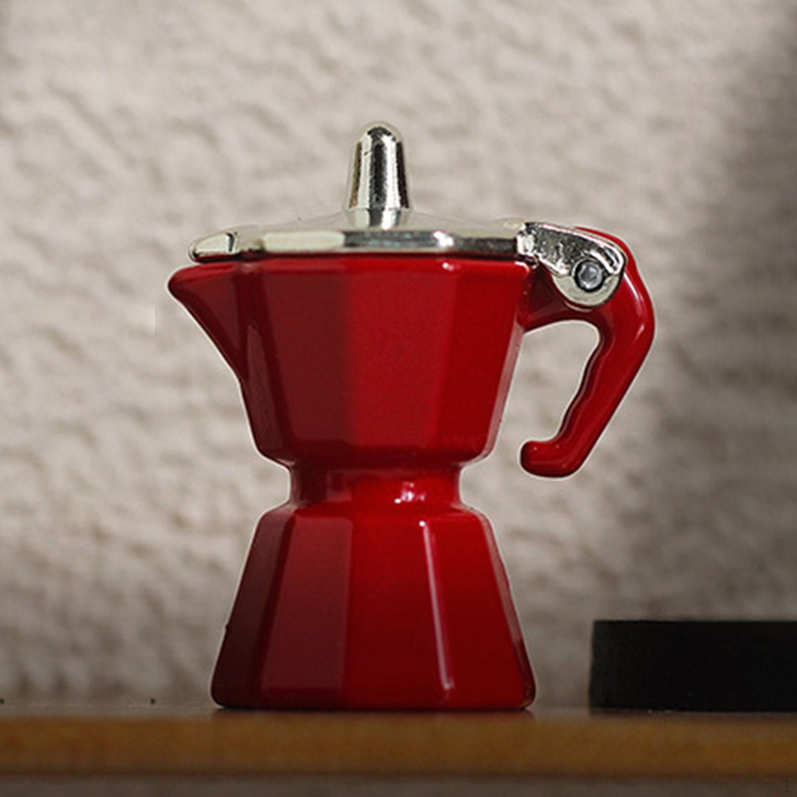 

Кукольный домик миниатюрный кофейник 1/12 модель игрушки моделирование декорации поставки украшения чёрный