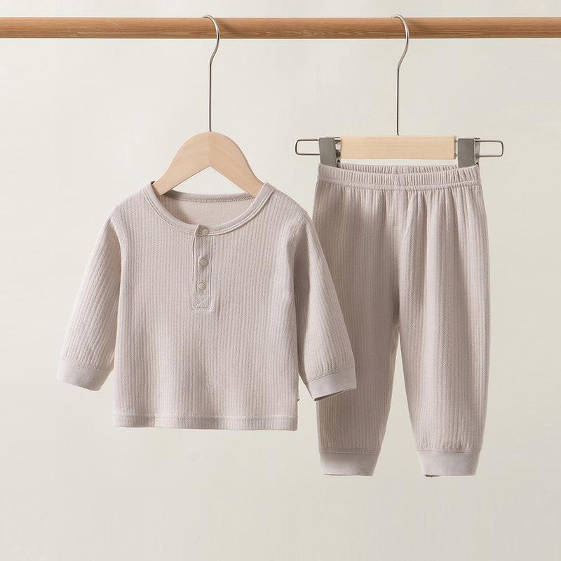 Newborn Baby Two-Piece Underwear Set - Tagless Spring & Autumn Homewear