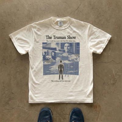 T-shirt The Truman Show Affiche de Film T-shirt Graphique Vintage Y2K T-shirt Graphique T-shirts Homme pour l'Été Unisexe