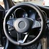 Universal 38cm Car Steering Wheel Cover Genuine Leather Braid For Steering Wheel 15in Cowhide Car Steering Wheel Wrap Soft Cool