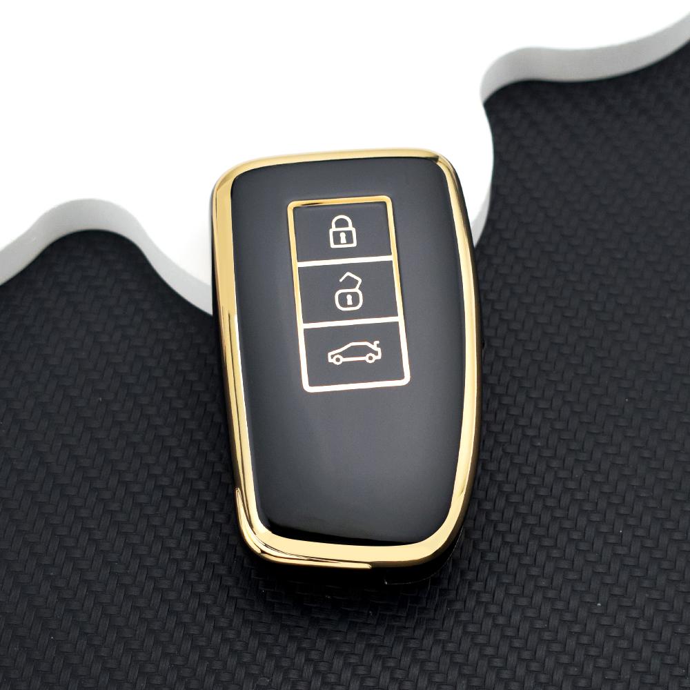 TPU Anti-scratch Car Key Case Cover for Lexus ES300h ES350 RX350 RX450h NX300 NX300h IS250 IS300h GX460 LX570 Shell Fob Holder