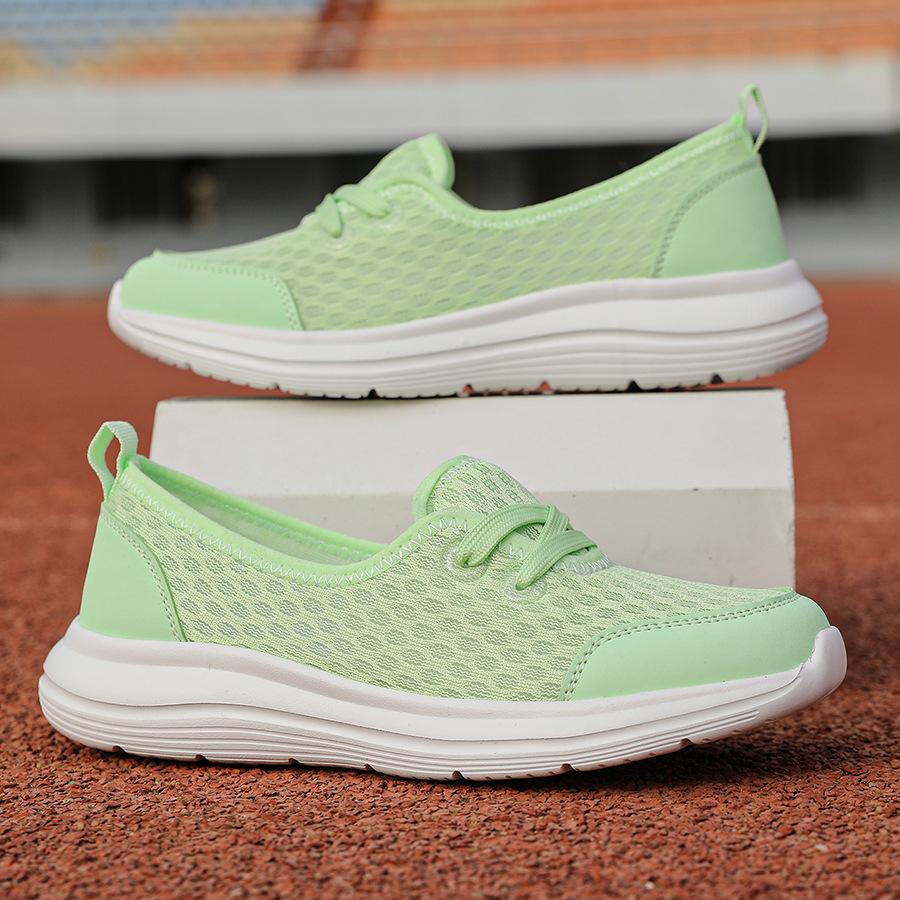 Set Feet Lazy Shoes One Pedal Four Seasons Casual Women's Shoes New Mother Shoes Low-top Flat-soled Walking Shoes