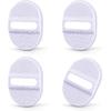 wuyaoyao 4PCS Car Door Latch Lock Cover, Carbon Fiber Car Door Lock Latches Cover, Automotive Door Latch Guard, Self-Adhesive Vehicle Door Latch