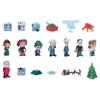 19pc Crazy Christmas Holiday Advent Calendar Gift Includes 19 Gifts, Christmas Holiday Figures And Accessories Acrylic Version