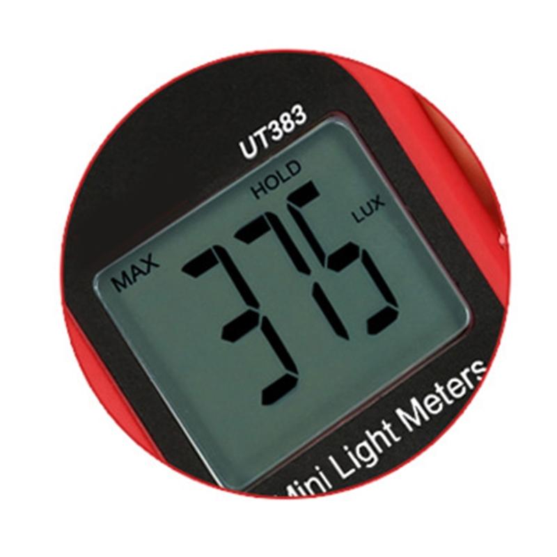 Professional LED Light Meter Digital Illuminance Meter with 0-200,000 Measuring Range for Library Mall