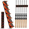 Fishing Poles Rack for Garage Rod Rack Holds Up to 6 Rods, Fishing Rod Holders