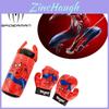 Red Plastic Punching Gloves Disney Marvel Spider-man Boxing Toy For Kids 2-5 Stress Relief